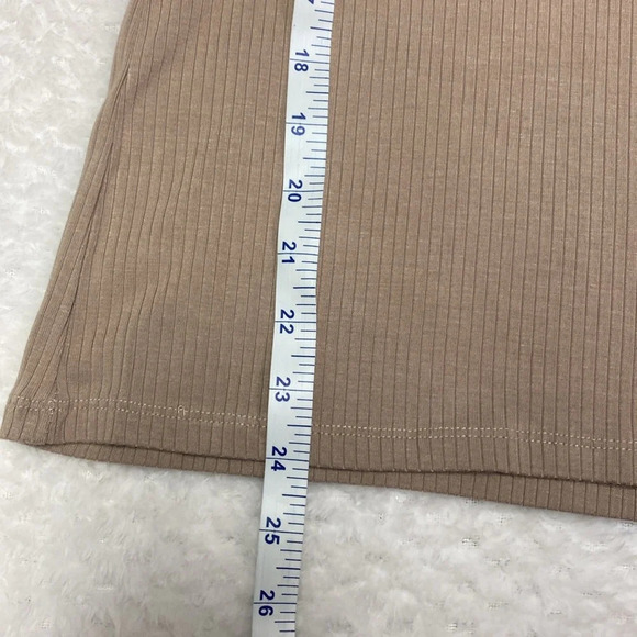 Cyrus Essentials V-neck Long Sleeve Shirt Brown Medium NWT - Picture 11 of 12